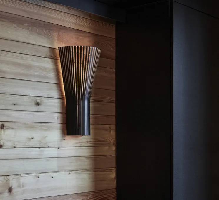 Applique murale, 4231, noir, 3000K, 370lm, H45cm, L25cm - Secto Design