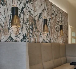 Applique murale, 4231, noir, 3000K, 370lm, H45cm, L25cm - Secto Design