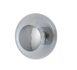 Applique murale - Plafonnier, Horizon 29, transparent argent, Ø29cm, H20,5cm - Ebb and Flow