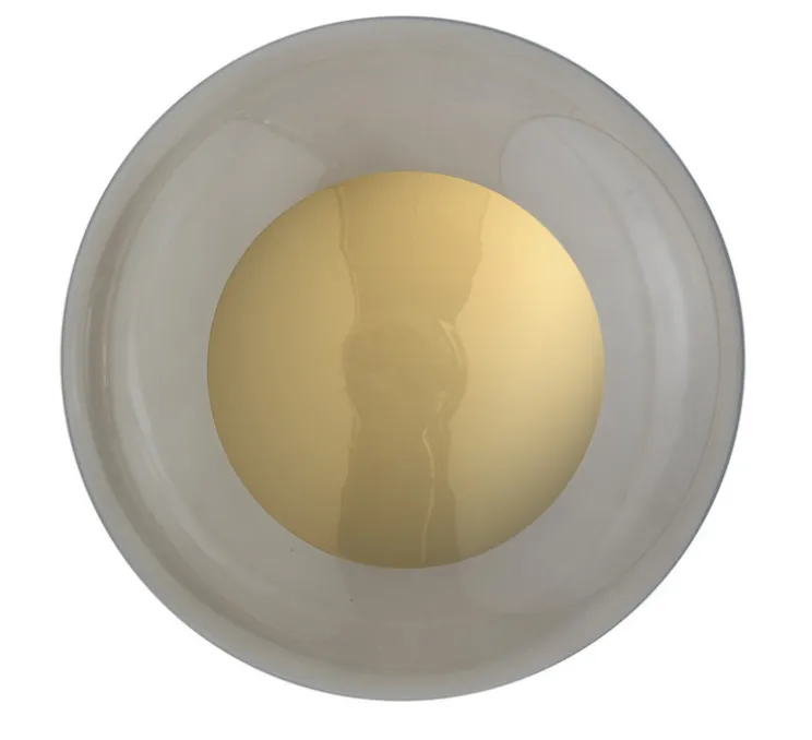 Applique murale - Plafonnier, Horizon 29, châtaigne, Ø29cm, H20,5cm - Ebb and Flow