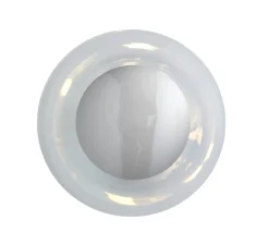 Applique murale - Plafonnier, Horizon 21, transparent argent, Ø21cm, H16,5cm - Ebb and Flow