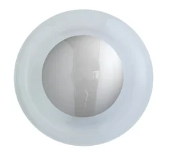 Applique murale - Plafonnier, Horizon 21, transparent argent, Ø21cm, H16,5cm - Ebb and Flow