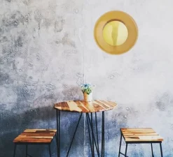 Applique murale - Plafonnier, Horizon 36, toast, Ø36cm, H22,5cm - Ebb and Flow