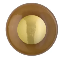 Applique murale - Plafonnier, Horizon 36, toast, Ø36cm, H22,5cm - Ebb and Flow