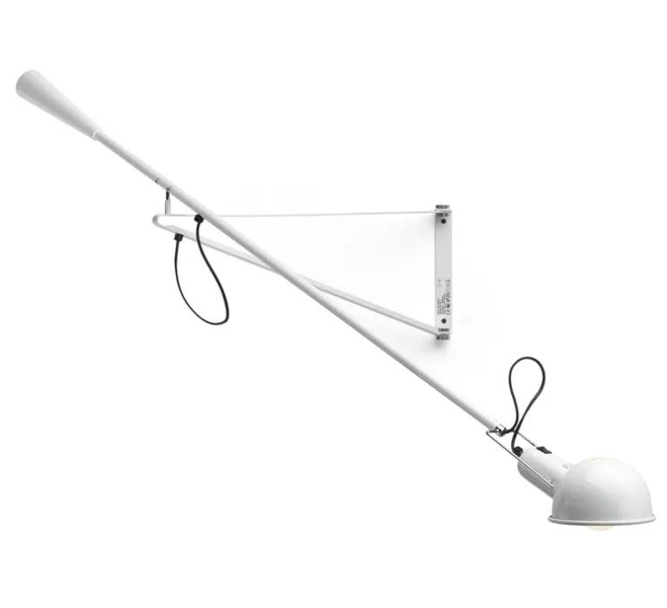 Applique murale, 265 Small, blanc, L150cm, H24cm - Flos