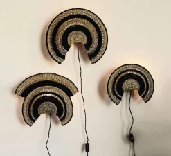 Applique murale, Admirador Large, bleu minuit, L39cm, H33cm - GOLDEN Editions