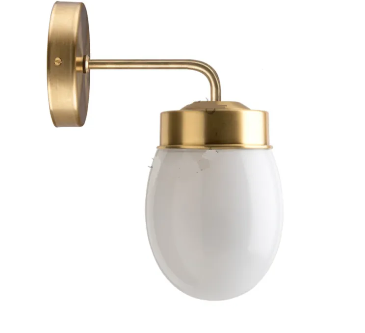 Applique murale, Adore l'or glass 030, laiton, Ø11,5cm, H15cm - Zangra