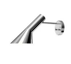 Applique murale, AJ, inox, sans câble avec interrupteur, L31,8cm, H18cm - Louis Poulsen