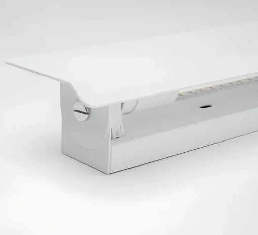 Applique murale, Albert, blanc, L68cm, H7,5cm - Zangra