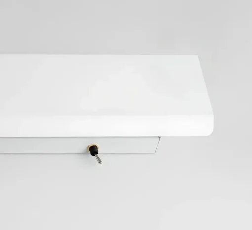 Applique murale, Albert, blanc, L68cm, H7,5cm - Zangra