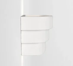 Applique murale, Amas 320, prêt à peindre, blanc, L32cm, H12,5cm - Astro
