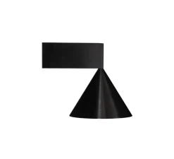 Applique murale, Apollo 14, noir, L12,5cm, H14cm - Pholc