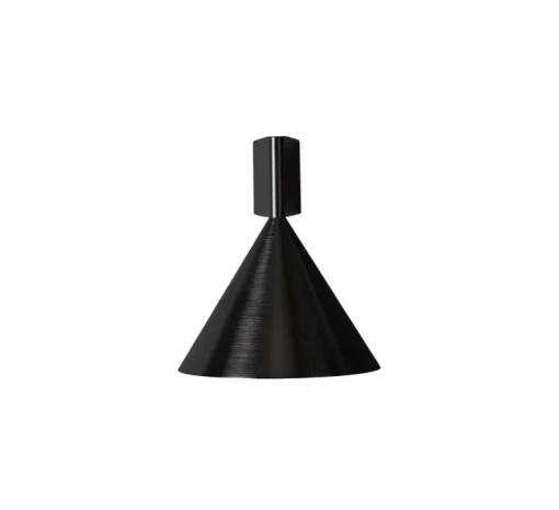 Applique murale, Apollo 14, noir, L12,5cm, H14cm - Pholc