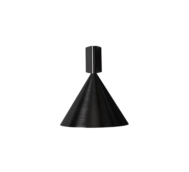 Applique murale, Apollo 14, noir, L12,5cm, H14cm - Pholc