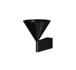Applique murale, Apollo 14, noir, L12,5cm, H14cm - Pholc