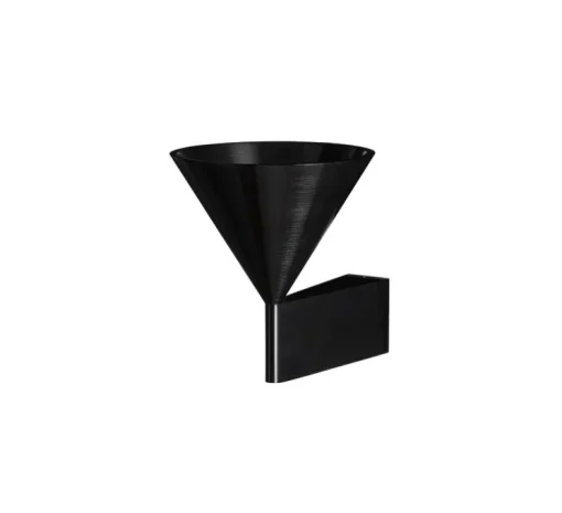 Applique murale, Apollo 14, noir, L12,5cm, H14cm - Pholc
