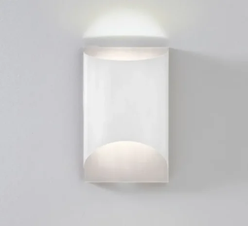 Applique murale, Aprile, Fatty, blanc mat, LED, 3000K, 377lm, L25cm, H40cm - Penta