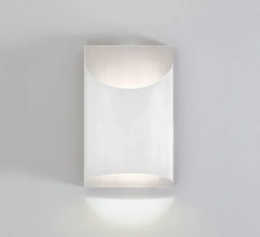 Applique murale, Aprile, Fatty, blanc mat, LED, 3000K, 377lm, L25cm, H40cm - Penta