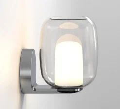 Applique murale, Aquina, chrome, L14,2cm, H18,6cm - Astro