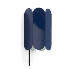Applique murale, Arcs, bleu cobalt, L17cm, H25cm - Hay