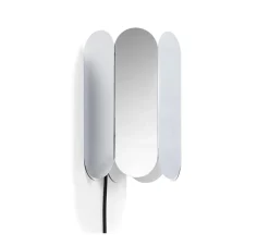 Applique murale, Arcs, miroir, avec interrupteur, L17cm, H25cm - Hay