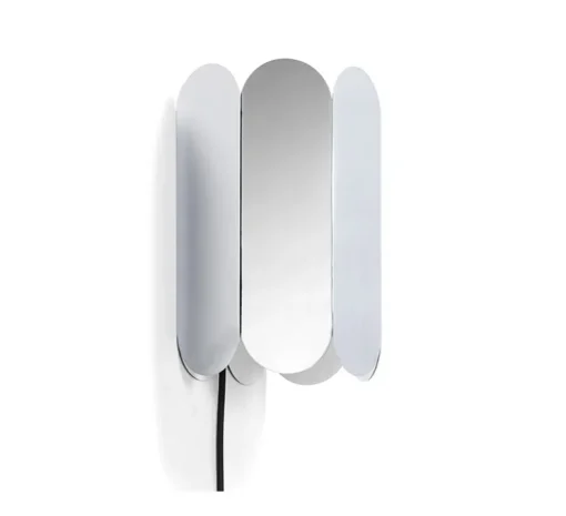 Applique murale, Arcs, miroir, avec interrupteur, L17cm, H25cm - Hay