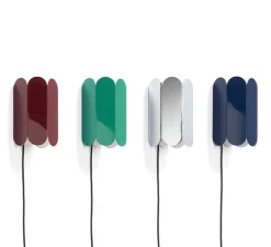 Applique murale, Arcs, vert de mer avec interrupteur, L17cm, H25cm - Hay