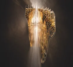Applique murale, Aria, or, L41cm, H60cm - Slamp