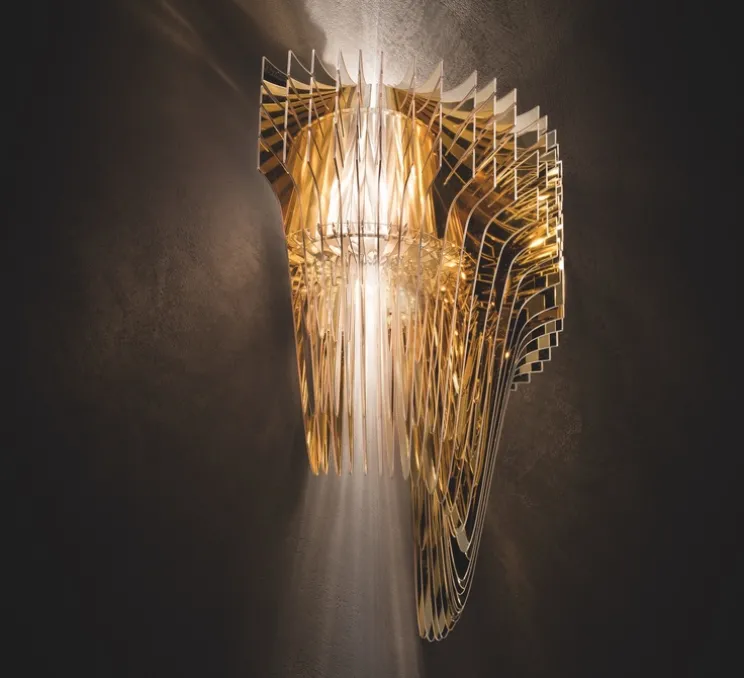 Applique murale, Aria, or, L41cm, H60cm - Slamp