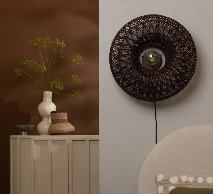Applique murale, Arizona, burgundy, L50cm, H50cm - Good&Mojo