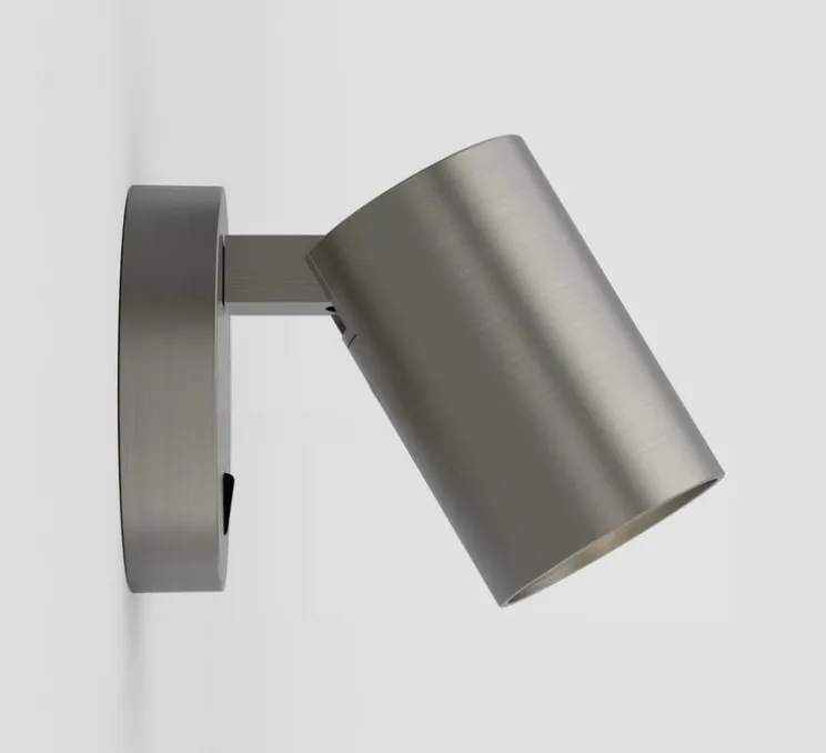 Applique murale, Ascoli Single Switched, nickel mat, L9cm, H10,3cm - Astro Lighting