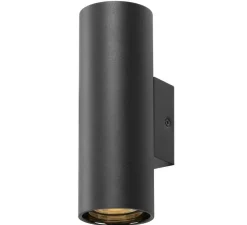 Applique murale, Asto tube, noir, Ø7cm, H20cm - SLV