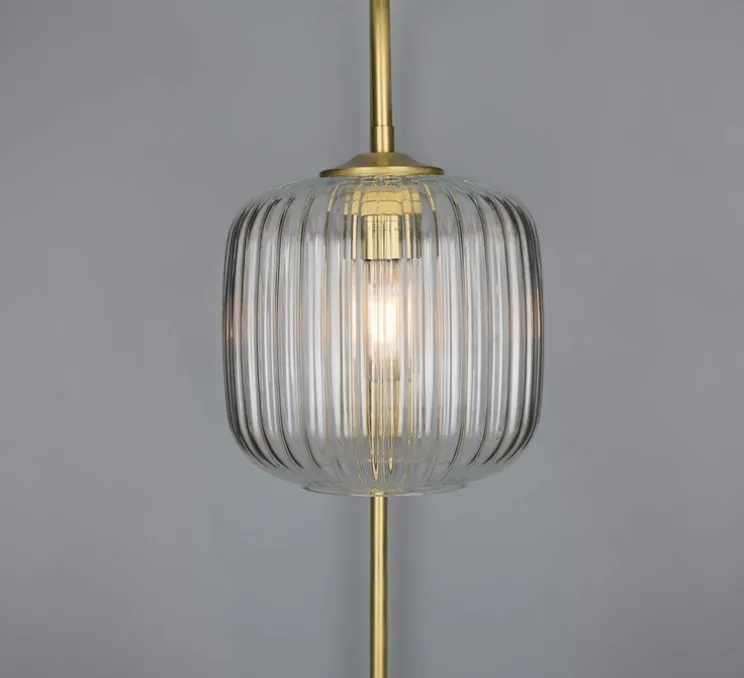 Applique murale, Astoria , laiton satiné, Ø20cm, H52,6cm - Mullan Lighting