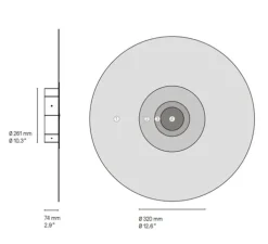 Applique murale, Atmos Racine, laiton satiné, graphite satiné, graphite satiné, laiton satiné, LED, 2700K, 1710 lm, L32cm, H32cm - CVL