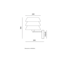Applique murale, Aura 1241, Sauge mat, blanche mat, kaki mat, Ø20cm, H30cm - Toscot