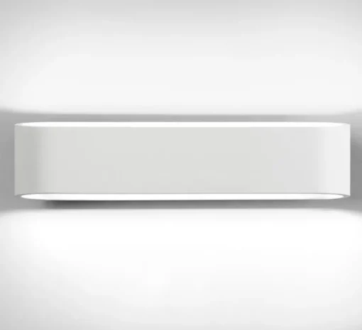 Applique murale, Aura W2, blanc, LED, dim, 2700K, 1540 lm, L26cm, H6cm - Light Point