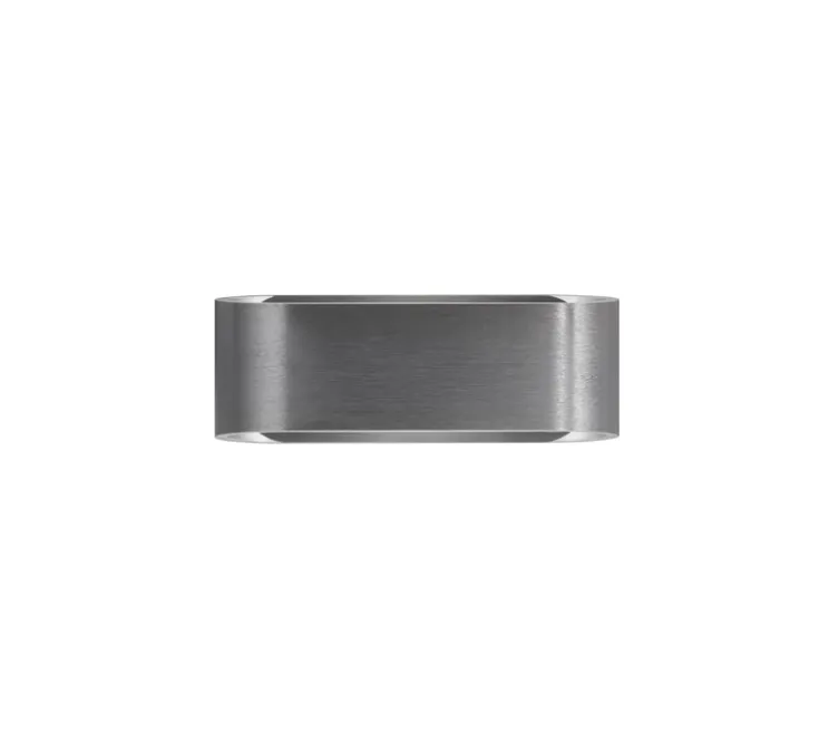 Applique murale, Aura W1, titanium, LED, dim, 3000K, 660 lm, L16cm, H6cm - Light Point