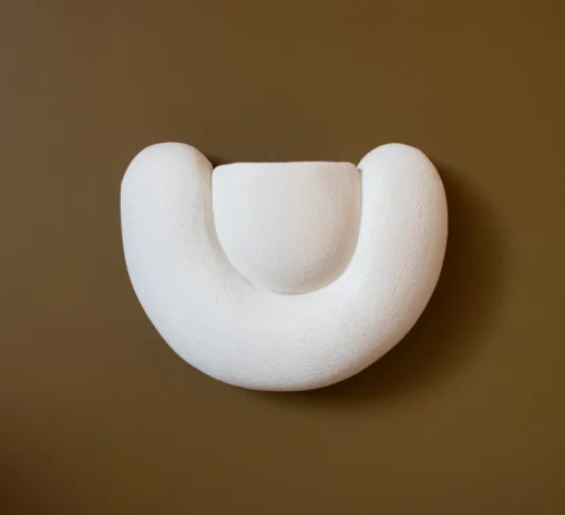 Applique murale, Aurore, blanc, L20cm, H22cm - Alice Lahana Studio