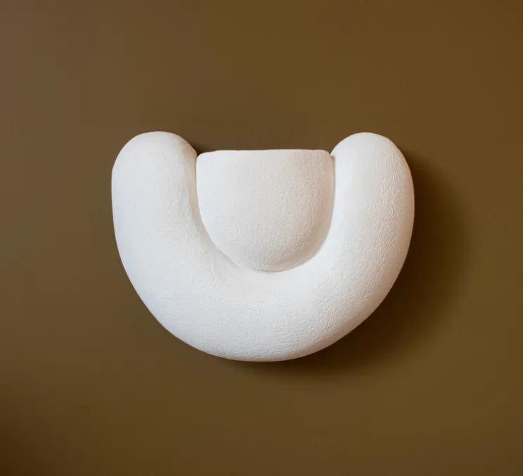 Applique murale, Aurore, blanc, L20cm, H22cm - Alice Lahana Studio