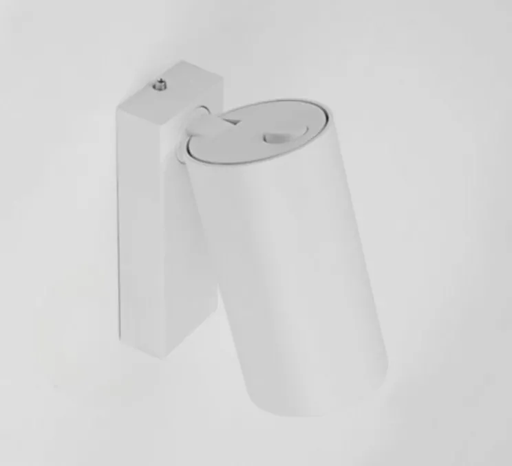 Applique murale avec interrupteur, baudouin, blanc, L12cm, H19,5cm - Zangra