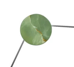 Applique murale, Azou 5, vert onyx, avec prise et interrupteur, LED, 2700K, 2250lm, ∅11,5cm, P8cm (par unité) - KDLN