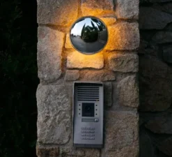 Applique murale, Babila 18, acier poli, IP65, LED, 2700k, 571 lm, Ø18cm, P8,6cm - Marset