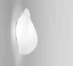 Applique murale, Balance AP M, blanc brillant, LED, Ø17cm, H46cm - Vistosi