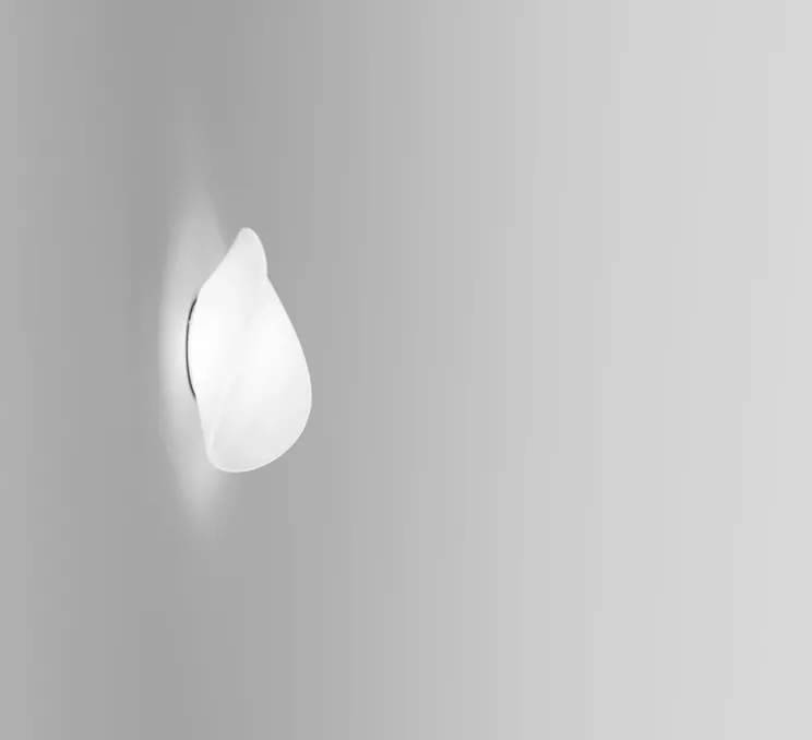 Applique murale, Balance AP 24, E14, blanc brillant, Ø11cm, H24cm - Vistosi