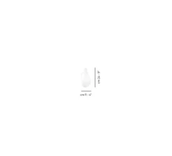 Applique murale, Balance AP 24, E14, blanc brillant, Ø11cm, H24cm - Vistosi