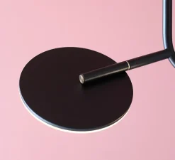 Applique murale, Ballon Wall 5, modèle A, noir, LED, 3000K, 800lm, L72,2cm, H58,9cm - TUNTO