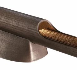 Applique murale, Beam, bronze, IP65, LED, dim, 2700K, 900 lm, Ø5cm, H80cm - Entrelacs