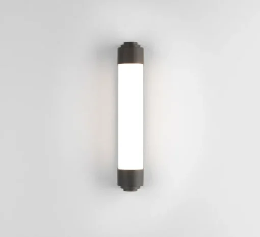 Applique murale, Belgravia 400 Led, bronze brossé, LED, dim, 3000k, 410 lm, L7,1cm, H40cm - Astro