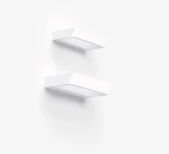 Applique murale, Belvedere W2, blanc, LED, 2700K, 3200 lm, L28cm, H4,2cm - Rotaliana