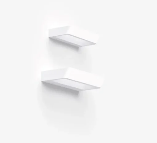Applique murale, Belvedere W2, blanc, LED, 2700K, 3200 lm, L28cm, H4,2cm - Rotaliana